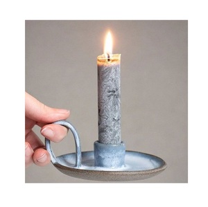 Bougeoir en céramique artisanal fait à la main pièce décorative pour table à manger de fête de mariage accessoire de décoration de la maison - Product Image 2