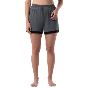 Ropa deportiva de verano, camiseta de manga corta con cuello en V, conjunto de pantalones cortos de motorista, conjuntos de pantalones cortos de dos piezas, conjunto de correr para mujer - Product Image 6