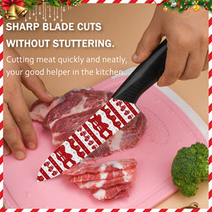 Cuchillo de Chef de Cerámica con Mango de Plástico, Hecho a Mano, Apto para Lavavajillas, Diseño Ambidiestro, Envío Gratis, Entrega Rápida - Product Image 6