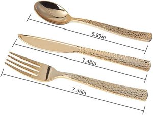 Luxury Spoons <b>Forks</b> Hotel Flatware Stainless Steel Mirrored Serving Cutlery Set for Restaurants - Product Image 6