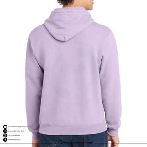Sweat à capuche d'hiver en gros, haute qualité, broderie personnalisée, logo imprimé, tissu en molleton 100% coton, sweat à capuche OEM avec poche pour unisexe - Product Image 2
