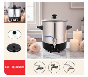 Olla Eléctrica Antiadherente para Derretir Cera de Soja para Fabricación de Velas, Uso Comercial, Capacidad de 9L - Product Image 6