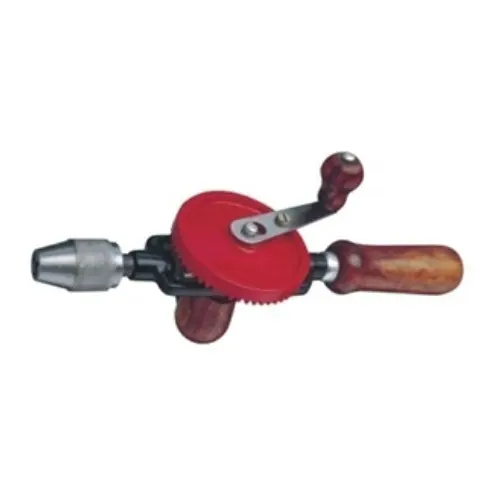 Excellent Quality Cast Iron Body Hand Drill Machine with Polished Wooden Handle LO-WT-507 Made in India at Best Price