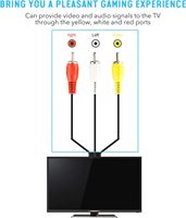 AV-zu-Cinch-Composite-Audio-Video-TV-Kabel für Playstation 1 2 3