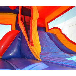 Structure gonflable commerciale en PVC avec toboggan, château gonflable robuste, centre de jeux gonflable pour enfants - Product Image 4