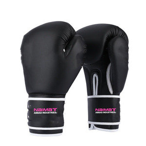 Logo personnalisé PVC cuir 10oz gants de boxe de haute qualité évacuation de l'humidité conception doigt complet-gants de boxe professionnels personnalisés - Product Image 5