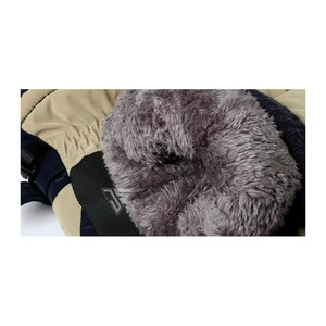 Gant de SKI SNOW pour hommes, fabriqué à partir de tissu imperméable en polyuréthane stratifié/tissu antidérapant, doublure intérieure en fourrure, vente en gros - Product Image 6