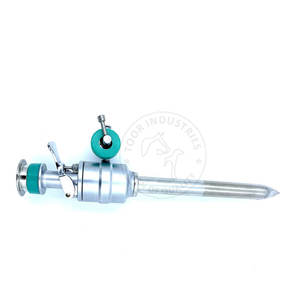 Juego de cánulas de trócar de acero inoxidable para uso veterinario y de laboratorio Cánula de trócar Veterinaria con punta afilada - Product Image 5