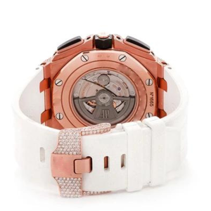 Montre en diamant Moissanite VVS de qualité supérieure, bijoux de mode, montre sertie de diamants - Product Image 3