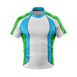 Ropa de equipo personalizada Rugby League Jersey Nuevo diseño Algodón Polo Collar Media manga Sublimado Rugby Jerseys - Product Image 2