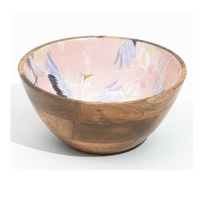 Bol en bois d'acacia pour la maison, les hôtels et les restaurants, forme personnalisée, bol à fruits en émail, bols à fruits en bois massif - Product Image 1