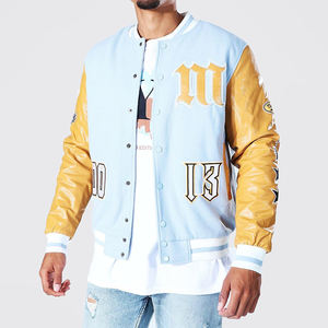 Chaquetas universitarias de talla grande para hombre, chaquetas universitarias al por mayor, chaqueta universitaria lisa con logotipo personalizado - Product Image 1