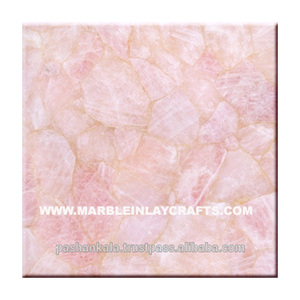 Đẹp nhất handmade chất lượng tốt nhất hình vuông màu hồng thạch anh tường và sàn gạch với kết thúc tốt đẹp và giá thấp - Product Image 1