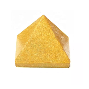 Pirámide de cristal de alta calidad, pirámide de cristal curativo de jaspe amarillo, piedra natural, piedra preciosa, pirámide de cristal curativa, mayorista - Product Image 2