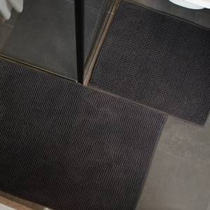 พรมห้องน้ำไมโครไฟเบอร์สีเทาเข้มมาตรฐานพลัส กันลื่น ซักได้ ขนาด 60x50 ซม. - Product Image 5