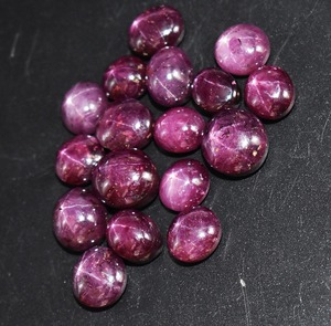 Rubí Estrella de 6 Puntas de Alta Calidad, Cabujón Suelto, Gema con Corte Estrella, Calibrada, Efectos Ópticos Especiales, Rojo Rosado Natural, 3-7 Quilates - Product Image 5