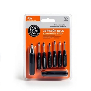 32-Piece Long-Neck Security Bit Set 62mm Shafts <b>Screwdriver</b> Kit - Product Image 2