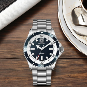 Montre à quartz étanche pour hommes avec résistance 10ATM et couronne de 7.5mm pour les aventures quotidiennes - Product Image 3