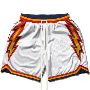 กางเกงออกกำลังกายขาสั้นสองชั้นสำหรับผู้ชายกางเกงขาสั้นผ้าตาข่ายระบายอากาศได้ดีแห้งเร็วสำหรับออกกำลังกายวิ่ง - Product Image 1