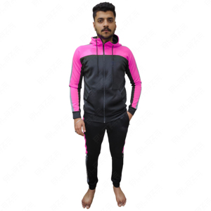 ชุดวอร์มเล่นกีฬาของผู้ชายชุดวอร์มวิ่งจ๊อกกิ้งให้ความอบอุ่นมีซิปเต็มชุดออกกำลังกายในยิม - Product Image 2