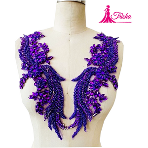 เครื่องแต่งกายที่มีผ้าปะติด3D ที่สะดุดตาเครื่องประดับแฟชั่นที่ไม่ซ้ำใคร - Product Image 1