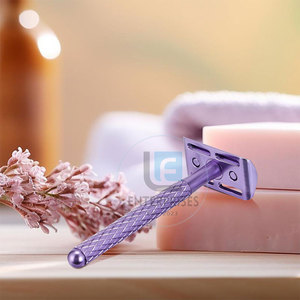 Rasoirs de sécurité en acier inoxydable de haute qualité - Réutilisables et durables, pour femmes, usage extérieur/salon de coiffure, rasoirs de toilettage - Product Image 5