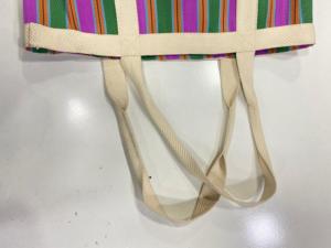 Bolsas de compras grandes ecológicas de nailon reciclado reutilizables con cremallera, bolsas de plástico sostenibles hechas en la India, suministro a granel, bolsa de lavandería - Product Image 4