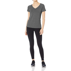 Camiseta Holgada de Gran Tamaño con Hombros Caídos, Ajustada, de Alta Calidad, de Algodón, con Logotipo Personalizado OEM, Informal y Corta para Mujer - Product Image 3