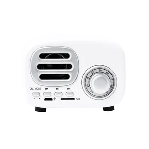 Altoparlante Bluetooth Vintage Florens, Gadget USB Promozionale Personalizzato - Product Image 1