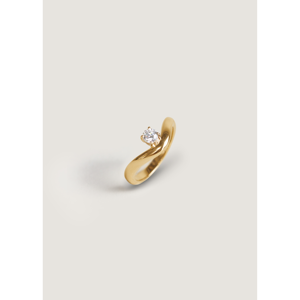 Anillo Curvo con Diamantes de la Colección Katherine - Product Image 5