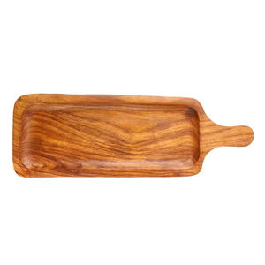 Assiettes de service en bois écologiques Assiettes en gros Produit en vente chaude Plateaux de service pour la maison Hôtel et restaurant - Product Image 2