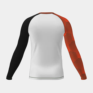 Camisa de compresión estampada con logotipo personalizado Brazilian Jiu Jitsu Rash Guards para hombres Fitness Wear - Product Image 2