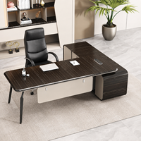 Chaise de bureau de direction à dossier haut pivotante avec accoudoirs fixes pour espace de travail d'entreprise - Fournisseur