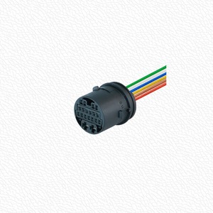 19-poliger Stromanschluss für Autotüren aus Messing-Nylon-Verbundmaterial, Kabelbaumstecker 13158679, Elektronische Steckdose für Opel - Product Image 2