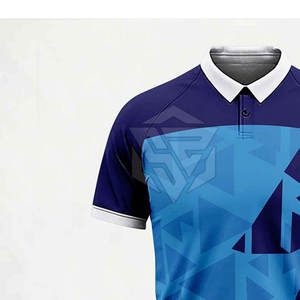 Profesional personalizado de alta calidad Ropa deportiva Media manga Material de poliéster Cricket Jersey - Product Image 3