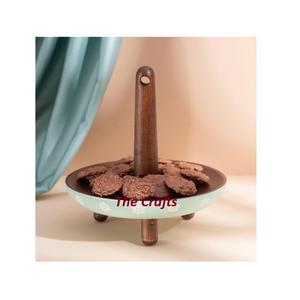 Bol de service en bois de qualité supérieure, taille personnalisée, forme ronde, pour la vente en gros - Product Image 1