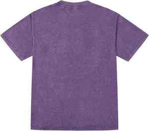 เสื้อลำลองสำหรับผู้ชายเสื้อยืดซักกรดทรงสลิมฟิตไซส์พิเศษเสื้อยืดซักด้วยหินแขนสั้นคอของผู้ชาย - Product Image 4