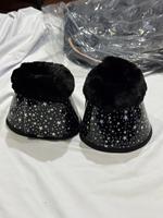 Ensemble assorti de tapis de selle nouveau design Bottes cloche Bottes de brossage et voile de mouche assorti