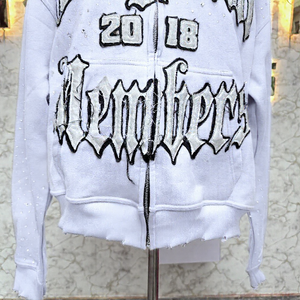 Sudadera con capucha con cremallera de diseño personalizado de fabricante profesional para hombres 100% algodón Venta directa de fábrica Precio barato más demandado - Product Image 2