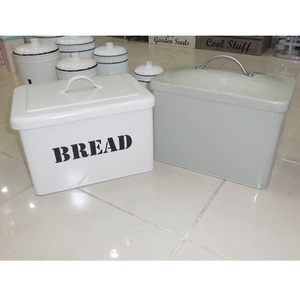 Caja de almacenamiento de pan con diseño de Metal - Product Image 1