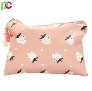 Bolsa de aseo de diseño profesional, neceser de viaje portátil con logotipo personalizado, bolsa de belleza, de algodón, de lona - Product Image 5