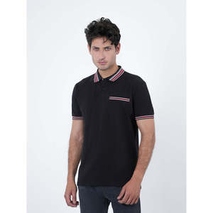 Logo personnalisé ODM pour chemise CADIZ, coupe classique, tissu Oxford de haute qualité, anti-rétrécissement, broderie, couleur foncée, manches courtes pour homme - Product Image 6