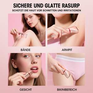 Tondeuse électrique rechargeable 3-en-1 pour femmes, utilisation humide/sèche, pour les poils du bikini et du pubis, épilateur facial avec technologie étanche IPX7 - Product Image 2