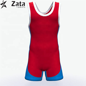 Wholesale Factory Price Stretch Front Logo Men's Wrestling Singlets Quick Dry Breathable Customized Colors Durable Made Pakistan - Product Image 1