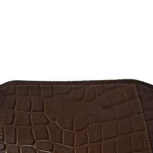 Bolso cruzado de cuero genuino con acabado pulido texturizado de cocodrilo Premium estilo inglés proveedor indio superior Saman Exports - Product Image 6