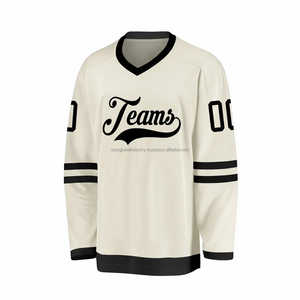 Maillot de hockey sur glace personnalisé, respirant et léger, vêtements de sport OEM avec logo et design sur mesure - Product Image 1