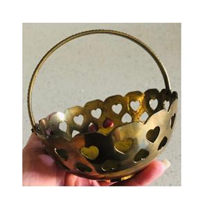 OUND-cuenco de latón con diseño moderno para fruta seca, cuenco de latón dorado para fruta artesanal, precio al por mayor - Product Image 3