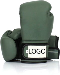 Guantes de boxeo Logotipo personalizado Impreso Cuero profesional Sparring Entrenamiento y lucha Guantes de boxeo Material de cuero Guantes DE BOXEO - Product Image 1