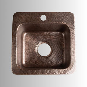 Handmade Hammered Copper Kitchen Sink Single Bowl Solid Copper Sink for Luxury Kitchens OEM Handmade Solid Copper Kitchen Sink. - Product Image 6