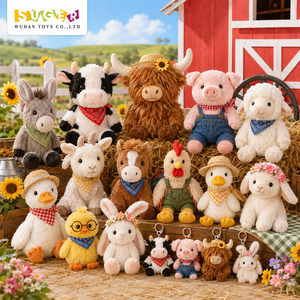 Giocattoli di Peluche Personalizzati Ecologici di Tendenza a Forma di Animali da Fattoria per <span class=keywords><strong>Zoo</strong></span> e Negozi Agricoli |   Fabbrica all'ingrosso, MOQ <span class=keywords><strong>100</strong></span>, 15-30 giorni - Product Image 1